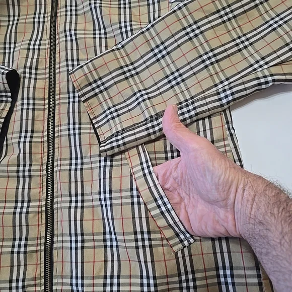 Burberrys Nova Check Men's Jacket No Tag See Measurements